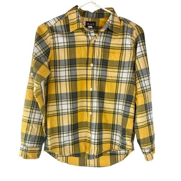 PLACE Boy's Long Sleeve Shirt Mix Brand Bundle Size 10/12 - Picture 4 of 4